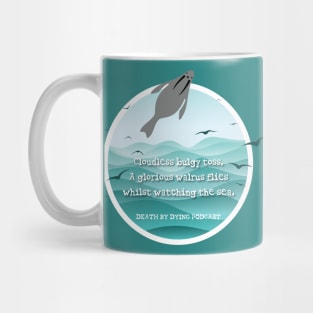 Flying Walrus Haiku Mug